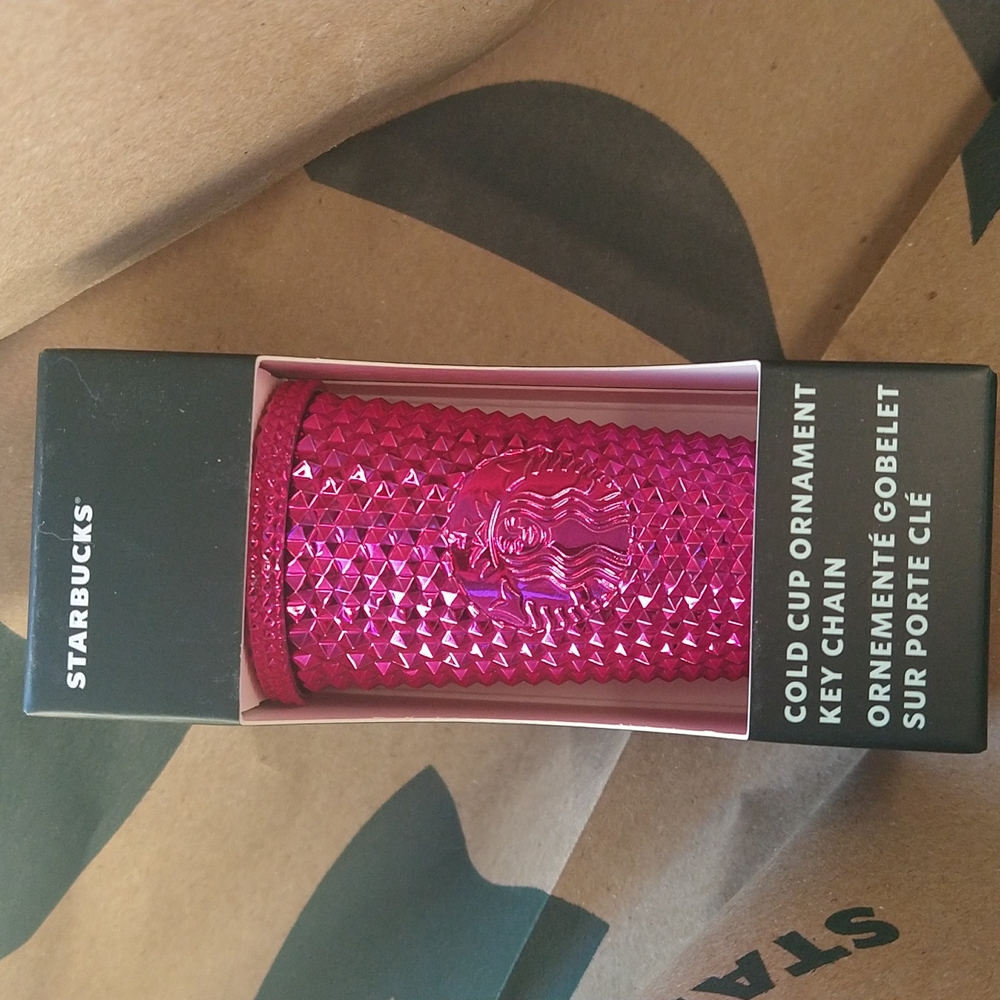 NWT 2022 Starbucks Sangria Keychain/Ornament